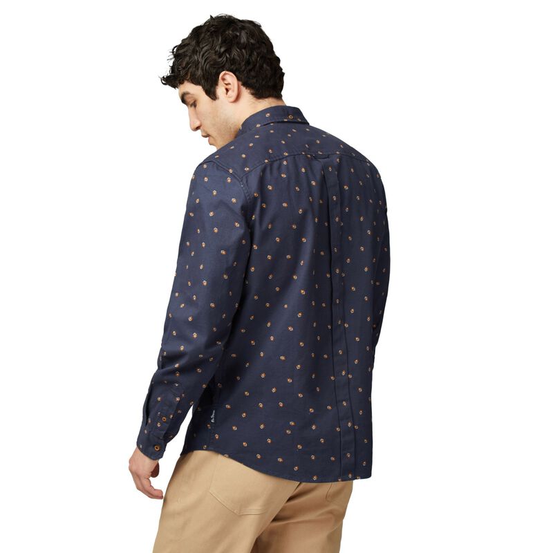 Ben Sherman Scattered Geo Print Brushed Twill Shirt image number 1